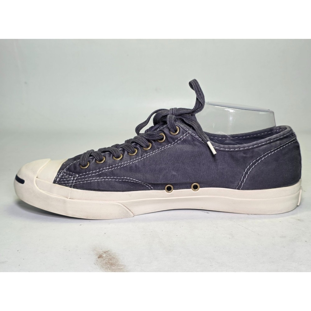 Converse Jack Purcell Men's Size 11 Women's 12.5 Navy Casual Sneakers Low Shoes - Picture 8 of 14